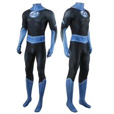 Fantastic Four Jumpsuit Cosplay Men Bodysuit Costume Tights Suit Halloween Party