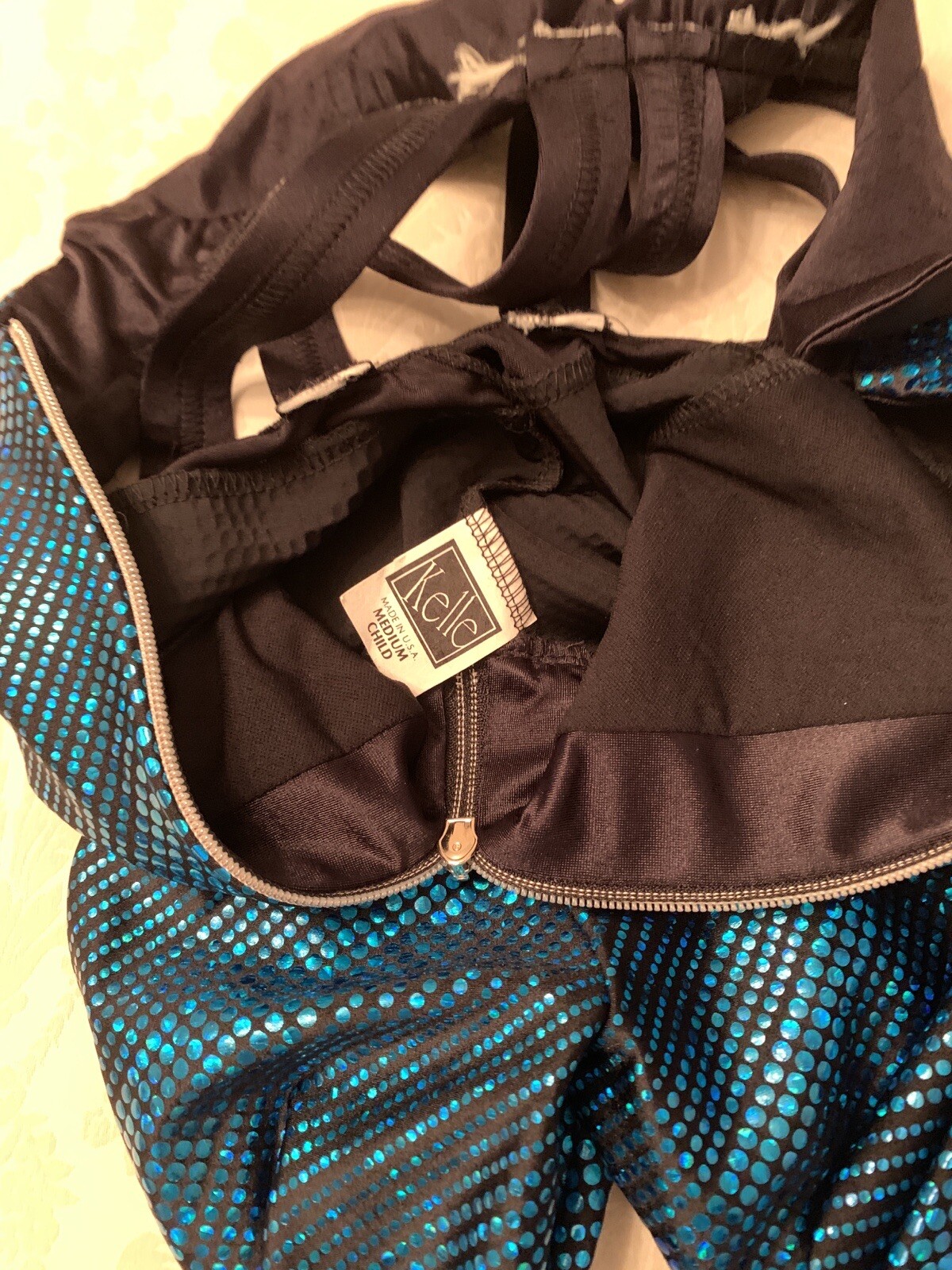 Kelle Black & Teal Jumper Lyrical Dance /Hallowee… - image 4