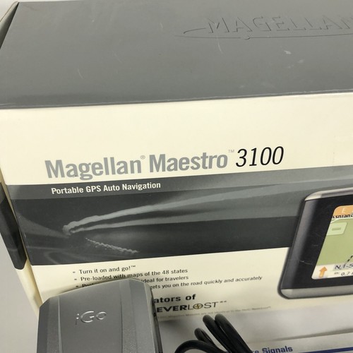 New Magellan Maestro 3100 GPS w/ Mounting Bracket & Wall Charger - Picture 19 of 22