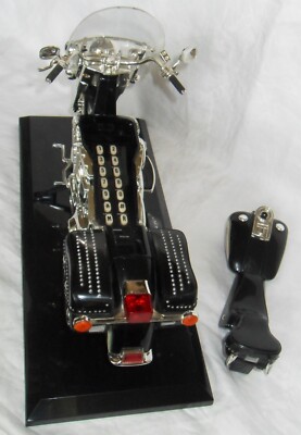 Harley-Davidson Motorcycle Desktop Model Heritage Soft Tail Telephone Works