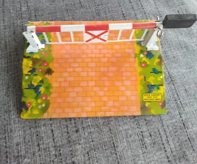 Hornby élément de passage à niveau lithographiée Meccano - train échelle O - Photo 1/4