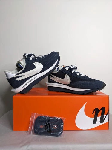 Nike X Sacai X Fragment Design LD Waffle Blue Void Mens US 10 UK 9 DH2684-400
