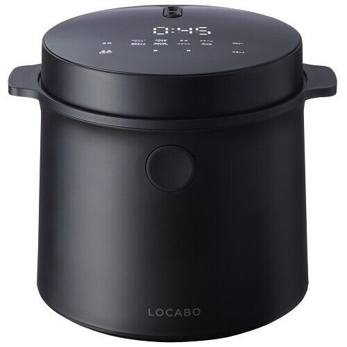 LOCABO 45% low carb rice cooker low-calorie JM-C20E-B Black AC100V