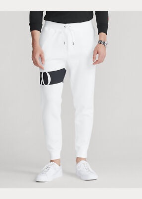 Polo Ralph Lauren Men's Big & Tall White Double-Knit Graphic