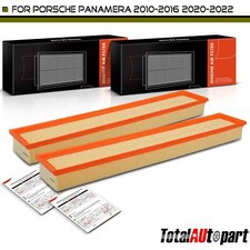 2x New Engine Air Filter for Porsche Panamera 2010-2016 2020-2022 2.9L 3.0L 3.6L