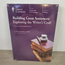 THE GREAT COURSES BUILDING GREAT SENTENCES EXPLORING THE WRITER'S CRAFT DVD BOOK