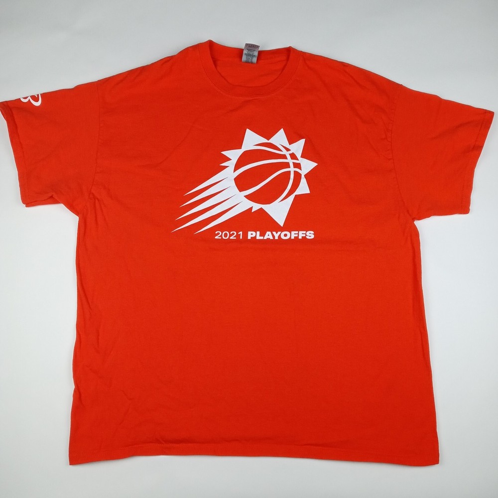 Phoenix Suns T-Shirt 2021 Playoffs NBA Basketball Orange Men's Size XL