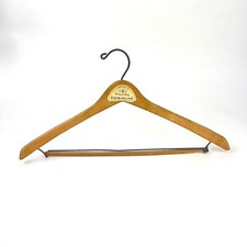 Vintage Wooden Coat Hanger STROTMEYER and EPPS the Oxford Shop Richmond, VA