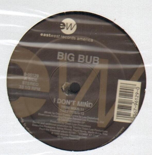 Big Bub I Dont Mind Vinyl Single 12inch EastWest Records