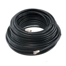 100' RG6 Black Coaxial Cable