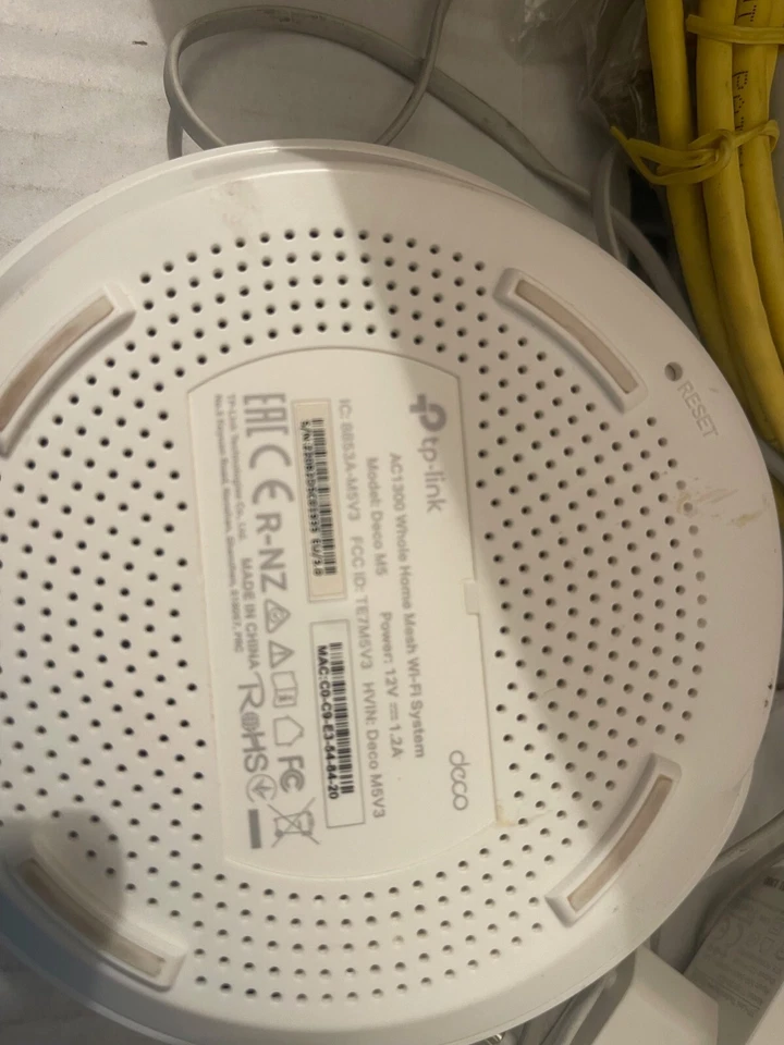 TP-LINK Deco M5 1300 Mbps 2 Port 1300 Mbps Wireless Router Mesh Internet WIFI - Image 2 of 2