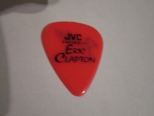 ERIC CLAPTON -JVC PRESENTS FENDER PROMO GUITAR PICK/RED FROM TOUR