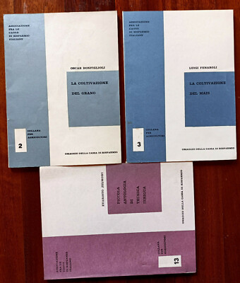 C14381-HALSKETTE FÜR BAUERN, 3 BÄNDE: WEIZENANBAU, MAIS UND TECHN. IRRIGUA
