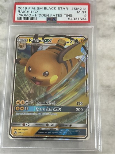 Raichu-GX graded PSA 9 for sale on eBay