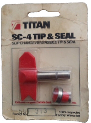 Titan Spray Gun Repair SC-4 Tip And Seal Slip Change Reversible for easy repair