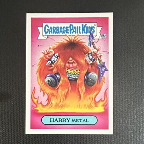 2018 Garbage Pail Kids We Hate The 80s Base Harry Metal 5a Heavy Glam Metal GPK - Afbeelding 1 van 1