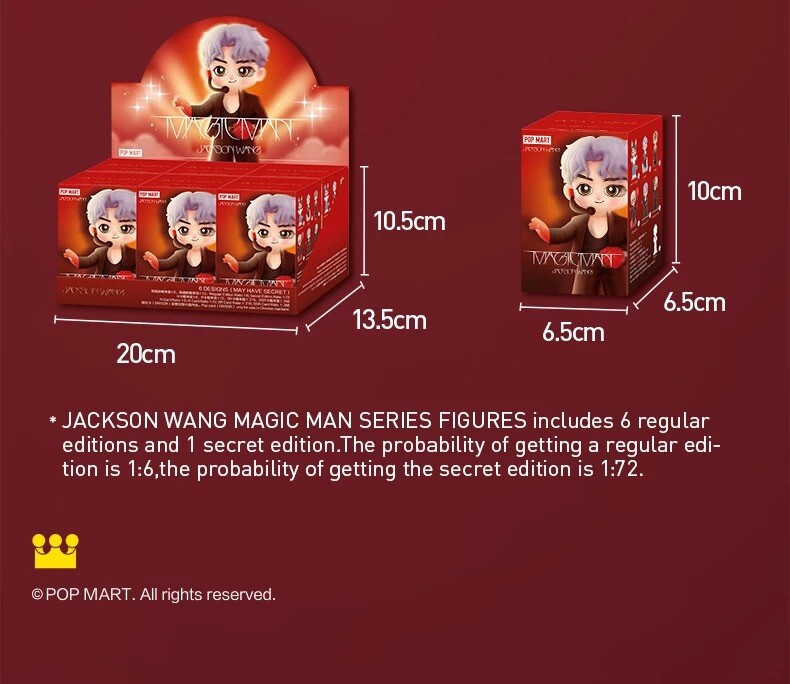 POP MART Jackson Wang Magic Man Series Blind Box Set Of 6 Boxes | eBay