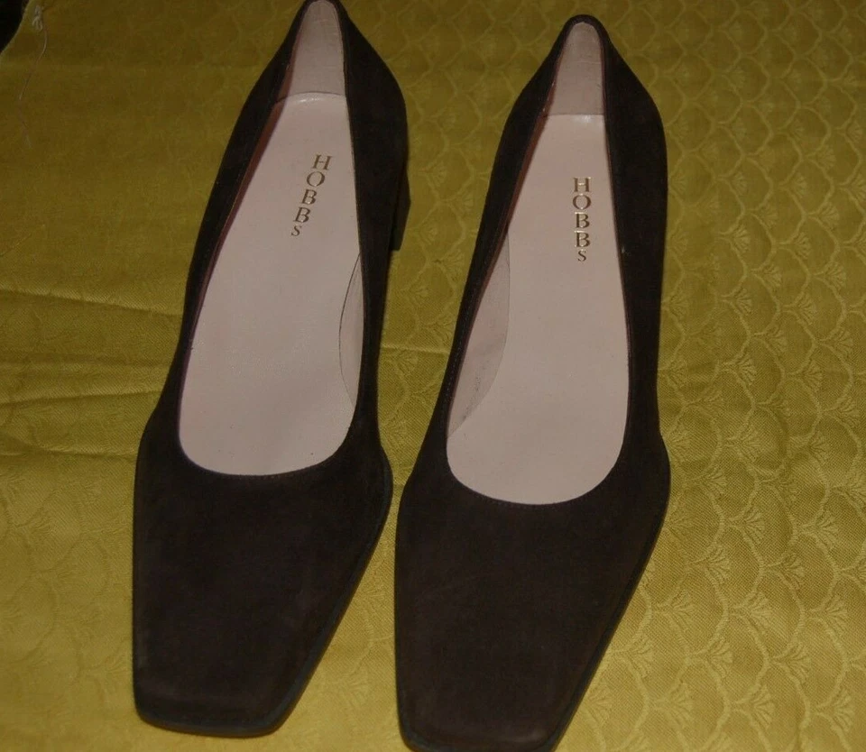 Hobbs - Décolleté , Camoscio marrone, eu 36,5, nuove - Imagen 2 de 4