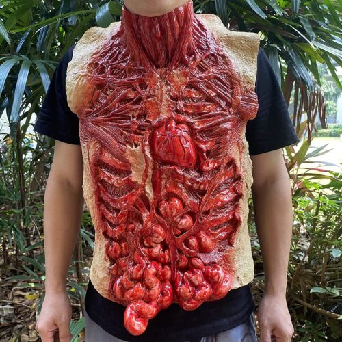 Halloween Bloody Intestine Props Bloody Bandage Guaze with Fake Dead Body Prop - Picture 1 of 5