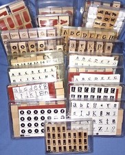 Alphabet Stamp Sets Script Styles New  Used Sets Your choice by Stampin Up