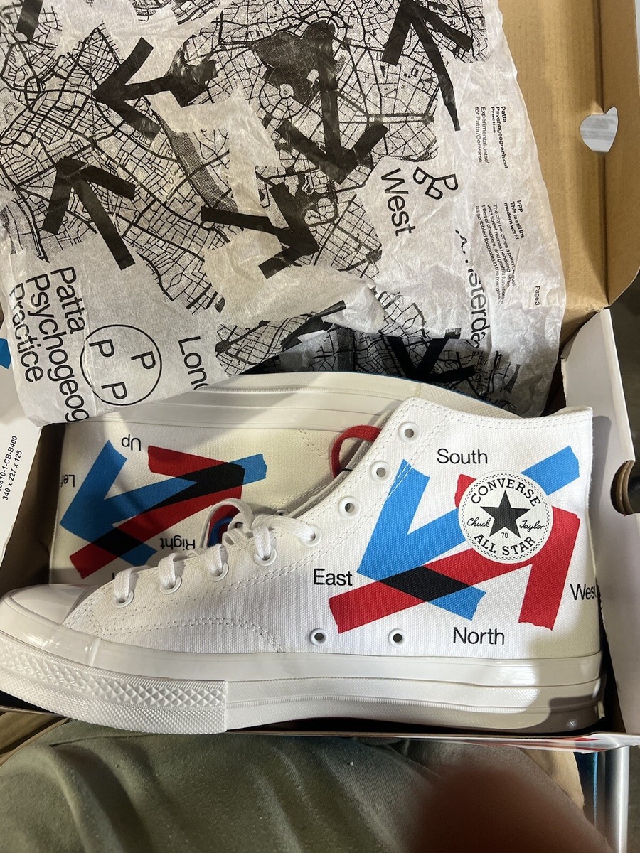 Converse x Patta x Experimental Jetset Chuck 70 Patta Psychogeographic Practice Converse x Patta x Experimental Jetset Chuck 70 White  main image 4