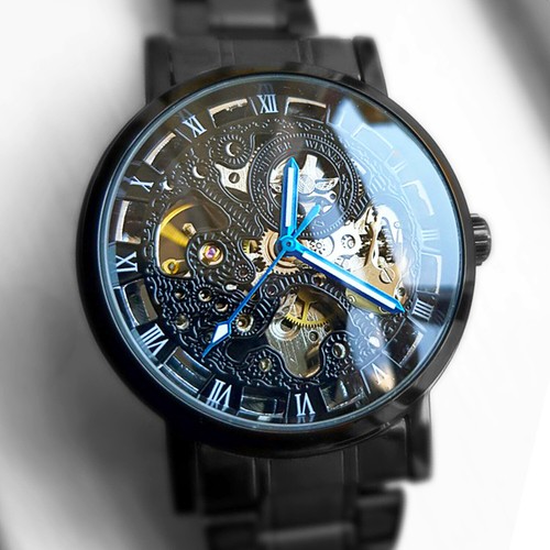mechanical watch skeleton