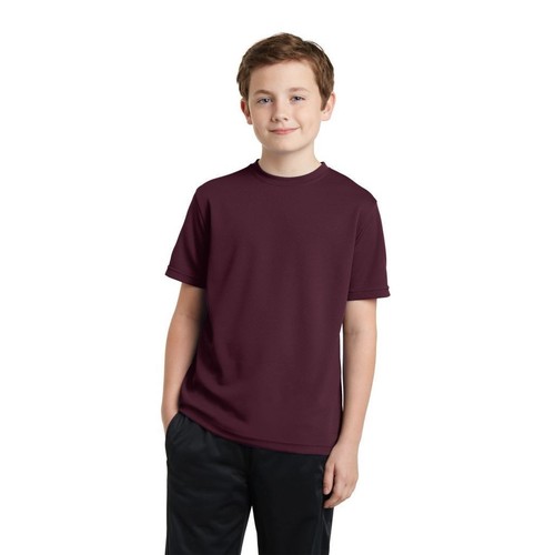 Sport-Tek YST340 Youth Performance Micro Mesh T-Shirt Tee - Picture 8 of 17