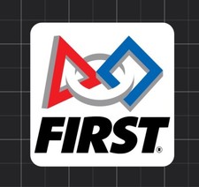 First Robotics Vinyl Decal Sticker Robots 3” X 3” High Gloss student gifts coach