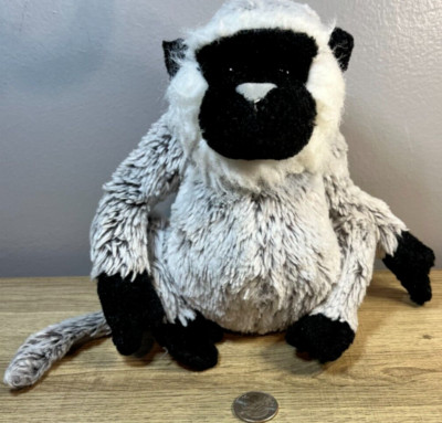 GANZ - Webkinz Grey Langur Plush Monkey Toy - Wildlife Stuffed Animal Plush - EX