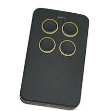 TELECOMANDO X CANCELLO ROLLING CODE +FISSO MULTIFREQUENZA UNIVERSALE-giallo nero