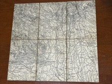 BIELLA : ANTICA MAPPA CARTINA SCALA 1:25000