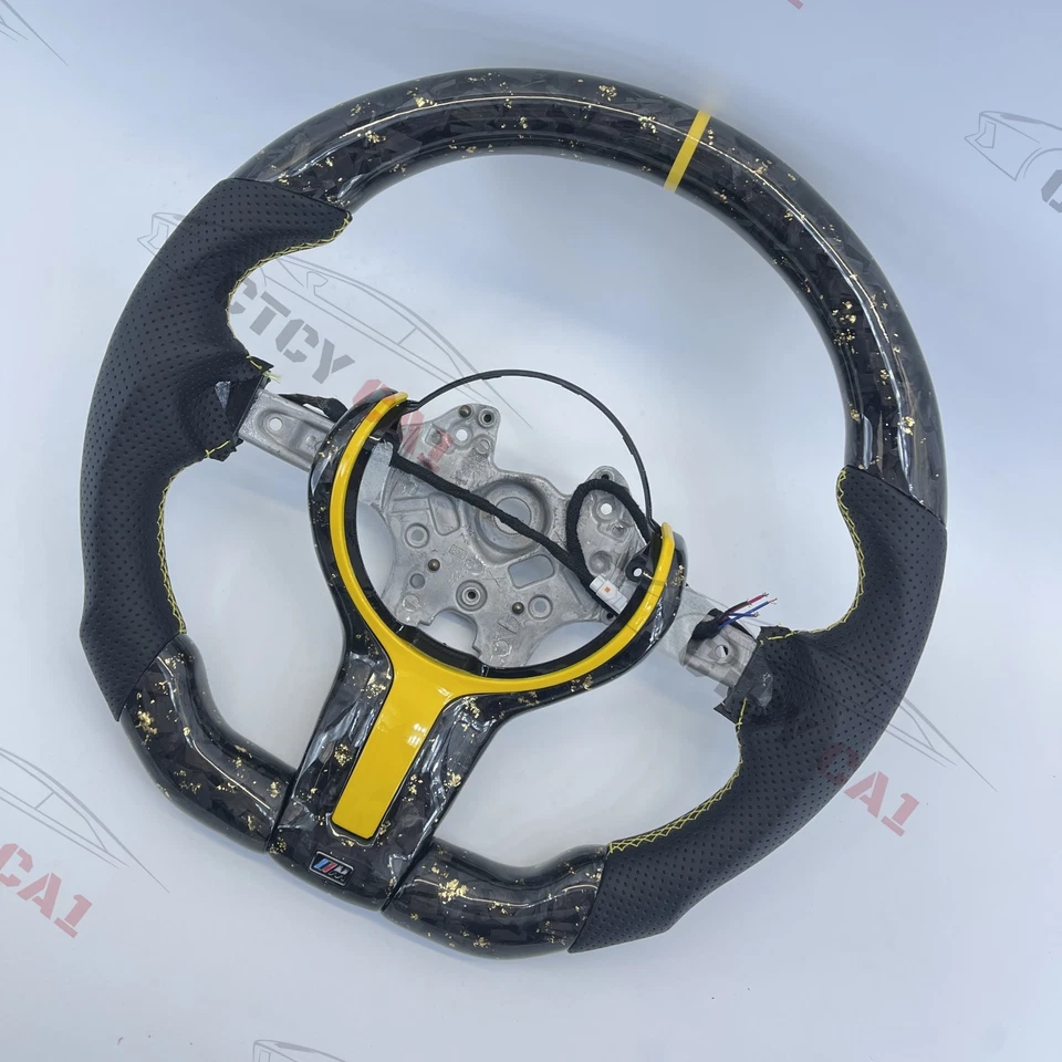 Custom Carbon Fiber Steering Wheel for BMW F20 F21 F30 F31 F34 F22 F23 F33 F36 - Image 3 of 4