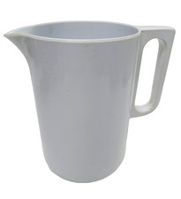 VINTAGE VASA WHITE MELAMINE THAILAND MID CENTURY JUG PITCHER