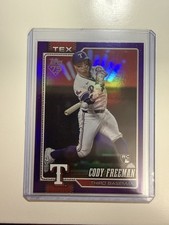 Topps 75th Anniversary Cody Freeman Purple Holofoil /250 RC
