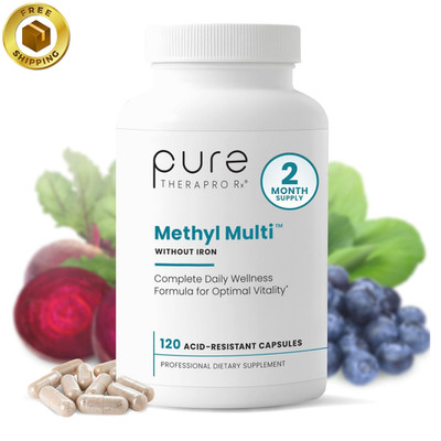 Pure Therapro Rx Methylated Multivitamin for Men & Women   120 Capsules BRANDED
