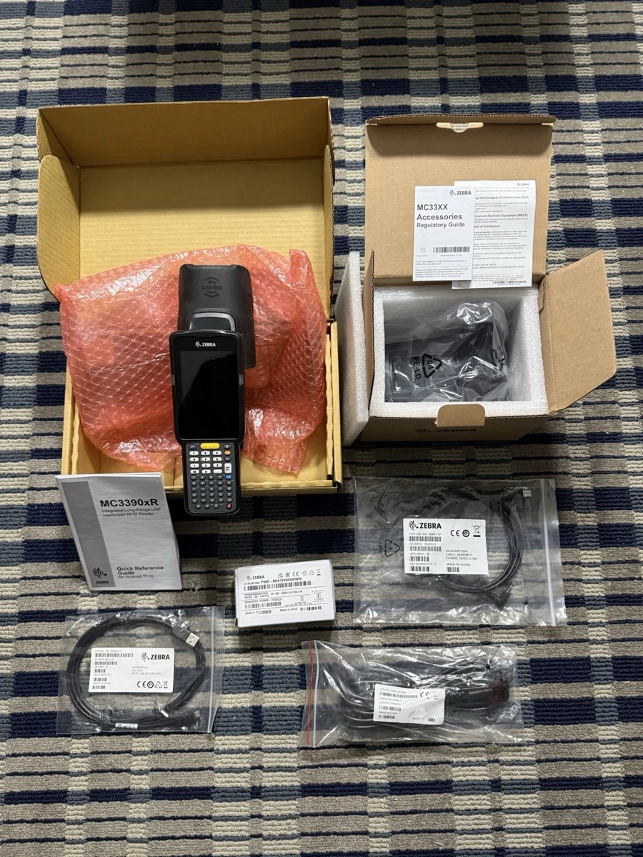 【最安値】ムクSAR Zebra MC3390xR UHF RFID Reader Scanner w/ Accessories Handheld