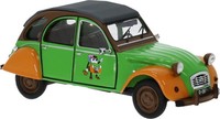 Ixo Models CLC374N Citroen 2 Cv, GrüN/Orange, 1978, 1:43, Fertigmodell