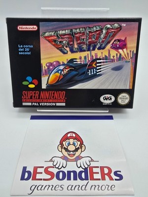 Super Nintendo SNES - F-Zero - PAL - Italienische Version - OVP - UNGEÖFFNET