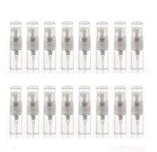 30PCS Mini 2ml Atomizer Glass Vial Spray Refillable Perfume Sample Bottles