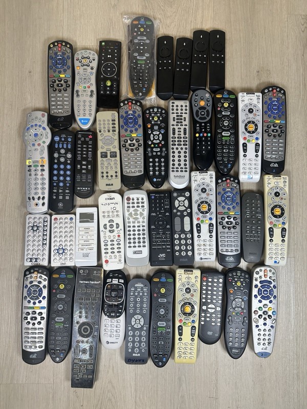 Lot of 40 OEM Remote Control Mixed Brands TV DVD Cable Streaming Untested