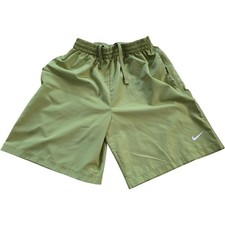 NIKE Dri Fit Multi Woven Shorts Pear Green Boys SZ L