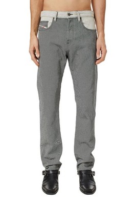 Diesel 2020 D-Viker-SP4 Herren Jeans W31/L34 schwarz blau Straight Button Fly *