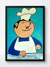 Childrens's Room Decor Original Painting On Cavas 12'x16' Bartolini 
