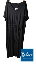 Yours Clothing Black Maxi Dress - Size UK 34-36 - New With Tags