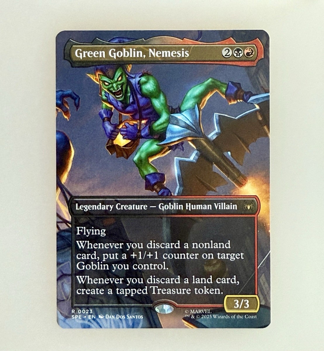 MTG: Green Goblin, Nemesis (Borderless) Marvel's Spider-Man: Eternal-Legal  Reg