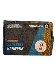 Pro Armor - 4 Point Seat Harness 2 - Single 1 - Orange - A114220or