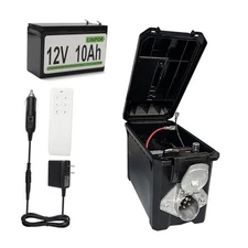 Trailer Light Tester Box with 12V 10Ah Battery and IP68 Waterproof Carrying 