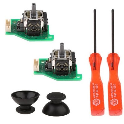 Left Right Set Analog Stick Screwdrivers Tool Thumb Stick Kit For Nintendo Wii U