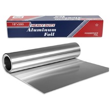 Heavy Duty Aluminum Foil Roll 18" x 500' - Cooking Essential