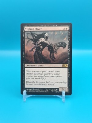 Wizards Syphon Sliver Core Set 2014 M14 Creature Black Rare Sliver Regular 2/2